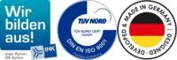 IHK Ausbildung, 4cats Made in Germany , TUEV Nord ISO 9001 Logo